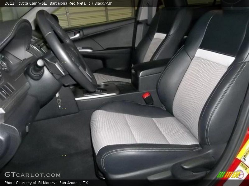 Barcelona Red Metallic / Black/Ash 2012 Toyota Camry SE