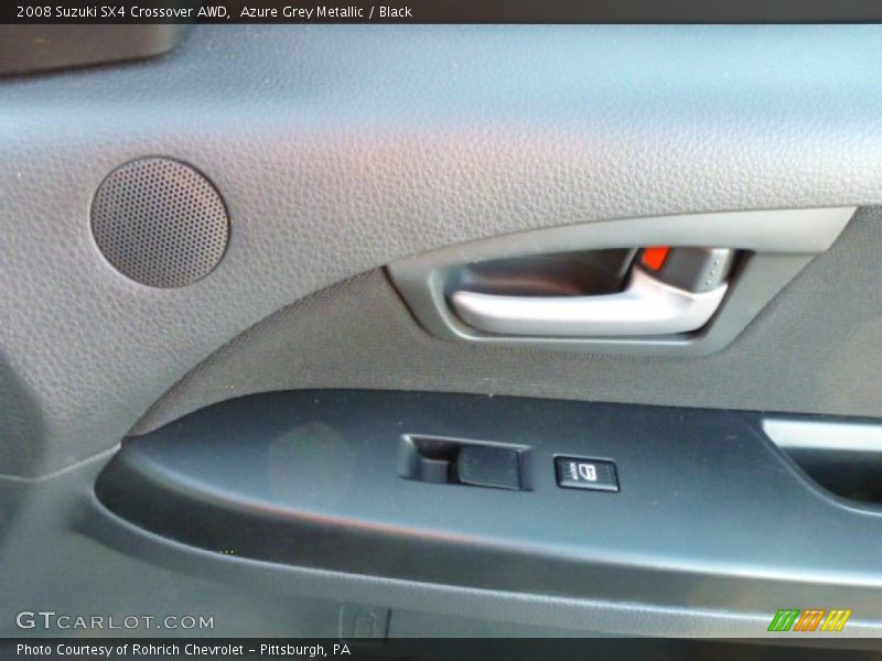Azure Grey Metallic / Black 2008 Suzuki SX4 Crossover AWD