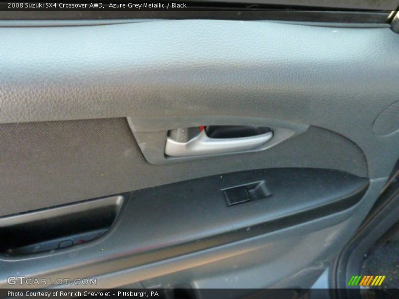 Azure Grey Metallic / Black 2008 Suzuki SX4 Crossover AWD