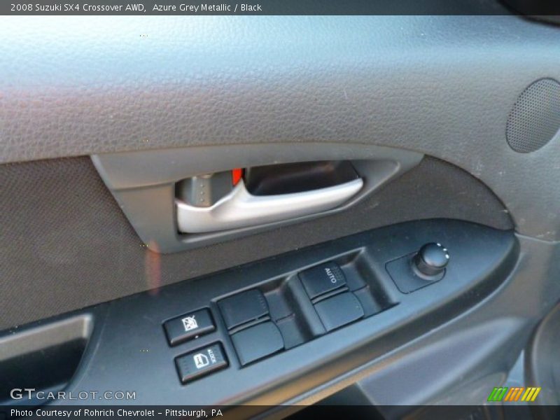 Azure Grey Metallic / Black 2008 Suzuki SX4 Crossover AWD