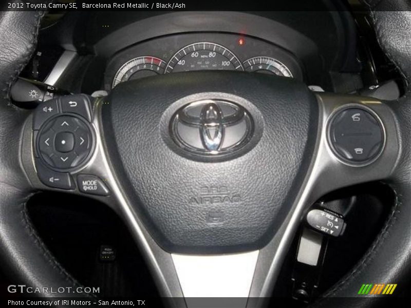 Barcelona Red Metallic / Black/Ash 2012 Toyota Camry SE