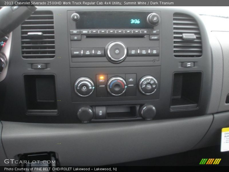 Summit White / Dark Titanium 2013 Chevrolet Silverado 2500HD Work Truck Regular Cab 4x4 Utility