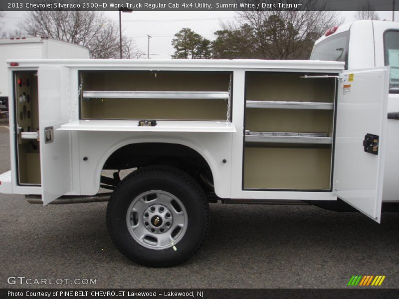 Summit White / Dark Titanium 2013 Chevrolet Silverado 2500HD Work Truck Regular Cab 4x4 Utility