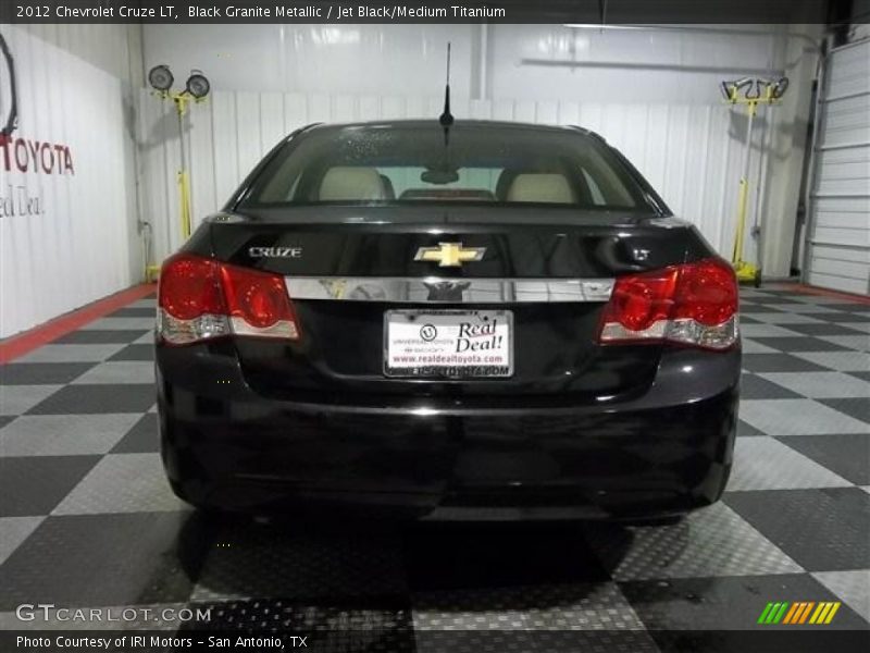 Black Granite Metallic / Jet Black/Medium Titanium 2012 Chevrolet Cruze LT