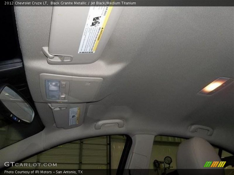 Black Granite Metallic / Jet Black/Medium Titanium 2012 Chevrolet Cruze LT