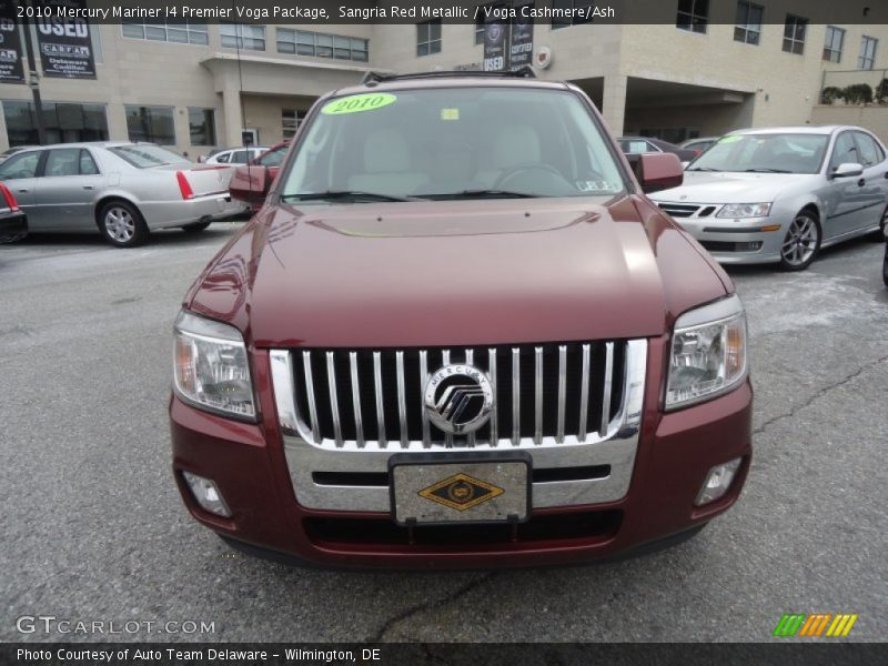 Sangria Red Metallic / Voga Cashmere/Ash 2010 Mercury Mariner I4 Premier Voga Package