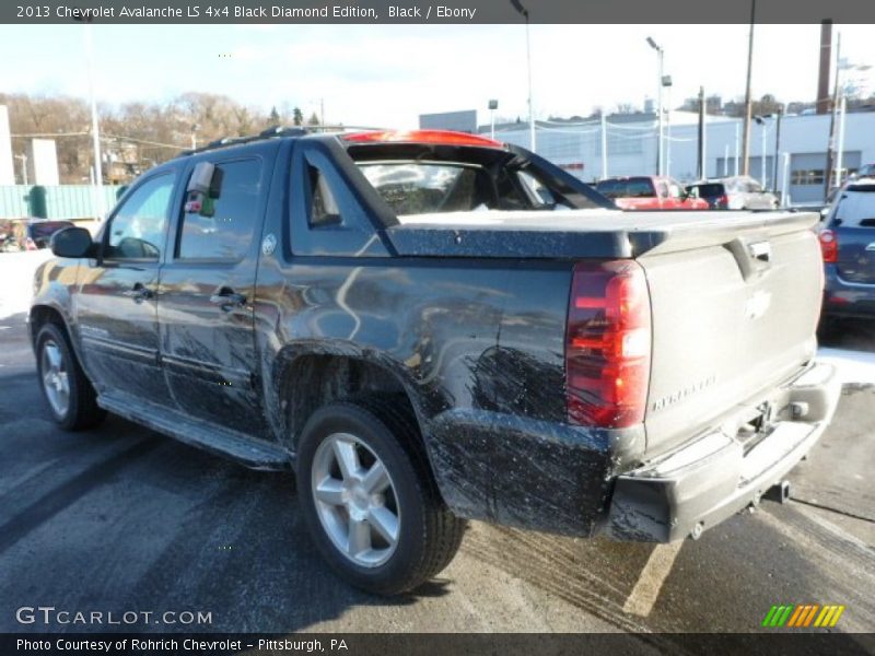 Black / Ebony 2013 Chevrolet Avalanche LS 4x4 Black Diamond Edition