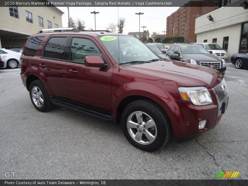 Sangria Red Metallic / Voga Cashmere/Ash 2010 Mercury Mariner I4 Premier Voga Package