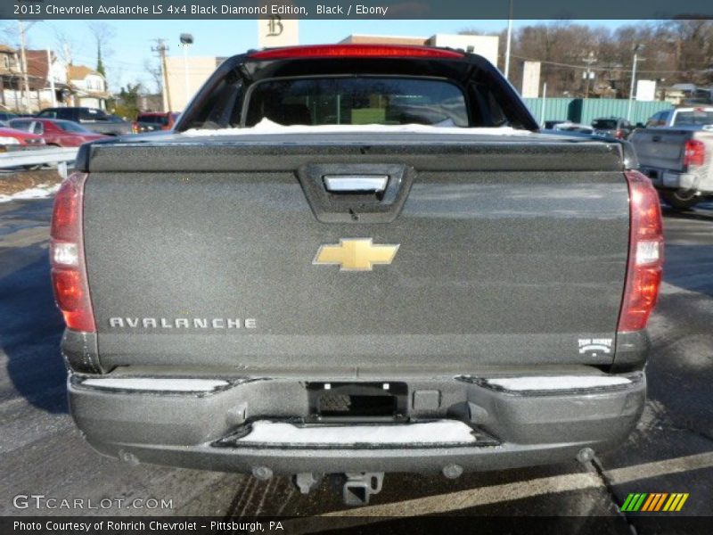 Black / Ebony 2013 Chevrolet Avalanche LS 4x4 Black Diamond Edition