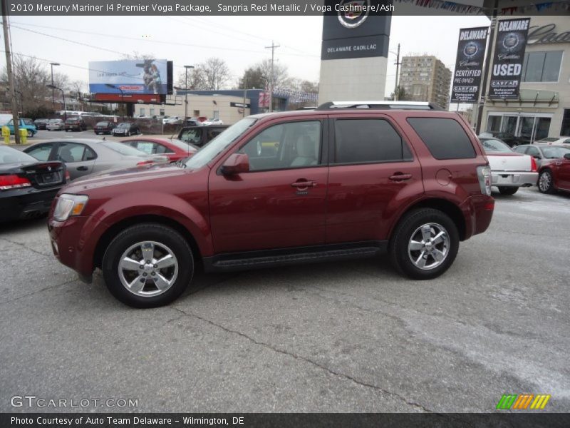 Sangria Red Metallic / Voga Cashmere/Ash 2010 Mercury Mariner I4 Premier Voga Package