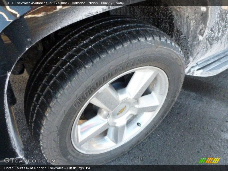 Black / Ebony 2013 Chevrolet Avalanche LS 4x4 Black Diamond Edition