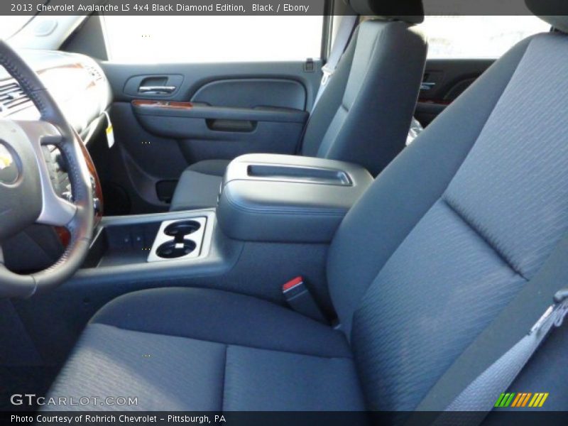 Black / Ebony 2013 Chevrolet Avalanche LS 4x4 Black Diamond Edition