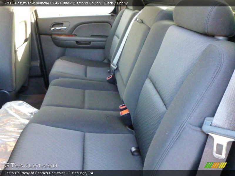 Black / Ebony 2013 Chevrolet Avalanche LS 4x4 Black Diamond Edition