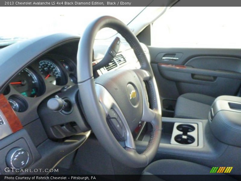 Black / Ebony 2013 Chevrolet Avalanche LS 4x4 Black Diamond Edition