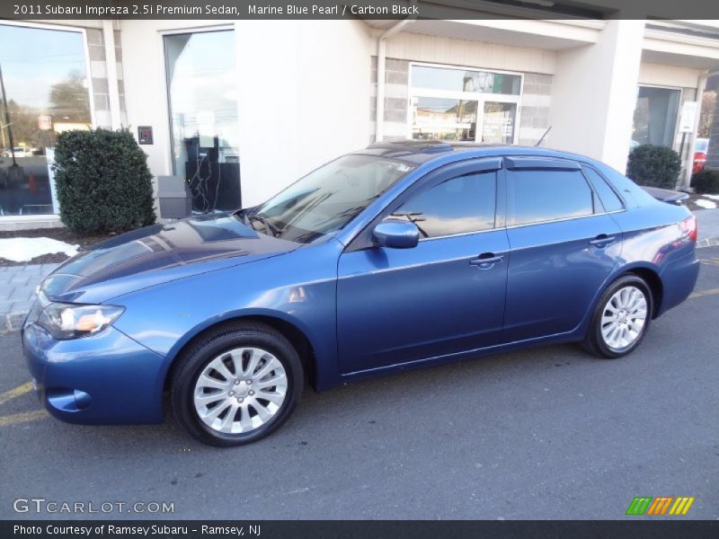 Front 3/4 View of 2011 Impreza 2.5i Premium Sedan