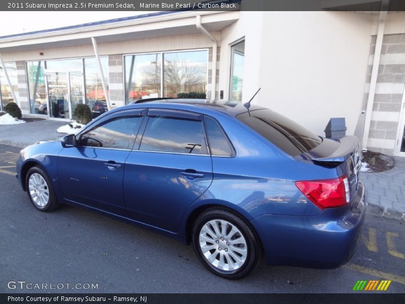 Marine Blue Pearl / Carbon Black 2011 Subaru Impreza 2.5i Premium Sedan