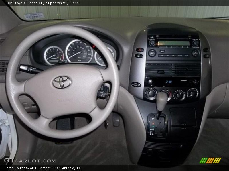 Super White / Stone 2009 Toyota Sienna CE