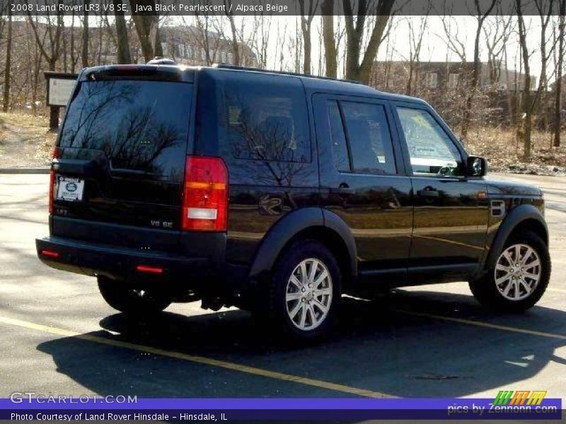 Java Black Pearlescent / Alpaca Beige 2008 Land Rover LR3 V8 SE