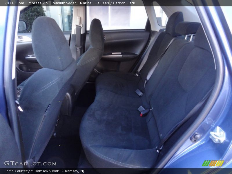 Marine Blue Pearl / Carbon Black 2011 Subaru Impreza 2.5i Premium Sedan