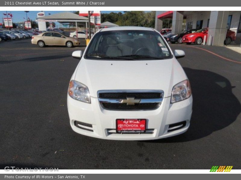 Summit White / Charcoal 2011 Chevrolet Aveo LT Sedan