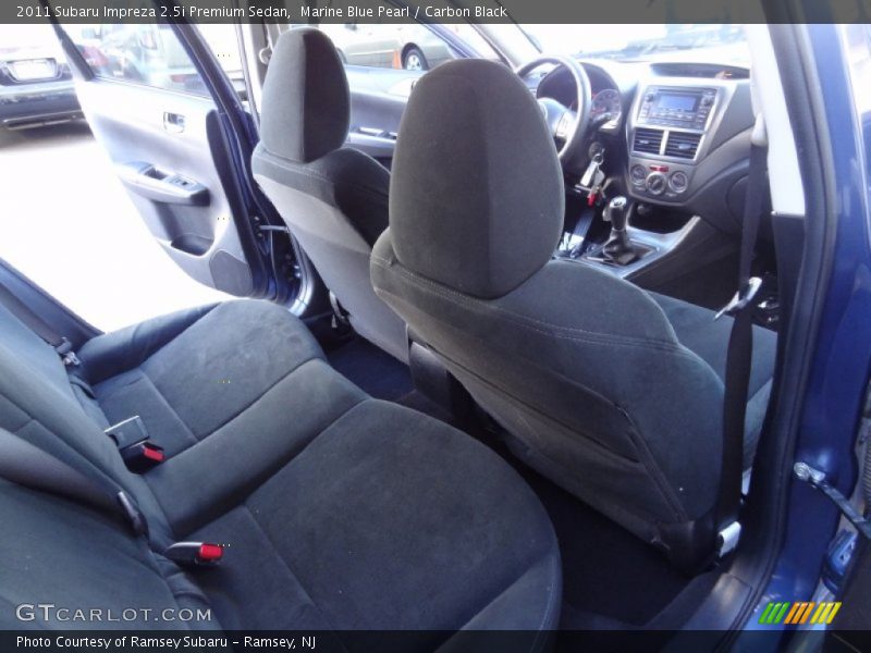 Marine Blue Pearl / Carbon Black 2011 Subaru Impreza 2.5i Premium Sedan