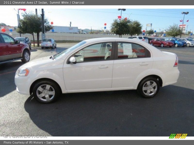 Summit White / Charcoal 2011 Chevrolet Aveo LT Sedan