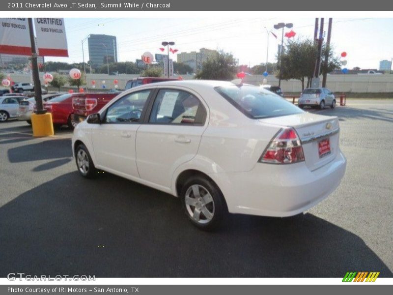 Summit White / Charcoal 2011 Chevrolet Aveo LT Sedan