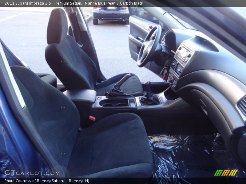 Marine Blue Pearl / Carbon Black 2011 Subaru Impreza 2.5i Premium Sedan