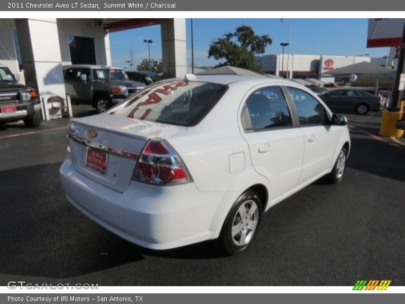 Summit White / Charcoal 2011 Chevrolet Aveo LT Sedan