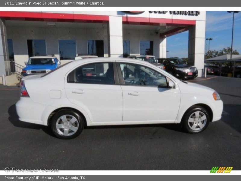 Summit White / Charcoal 2011 Chevrolet Aveo LT Sedan