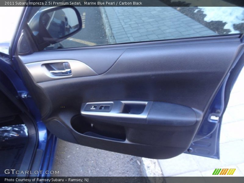 Marine Blue Pearl / Carbon Black 2011 Subaru Impreza 2.5i Premium Sedan