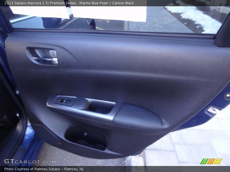 Marine Blue Pearl / Carbon Black 2011 Subaru Impreza 2.5i Premium Sedan