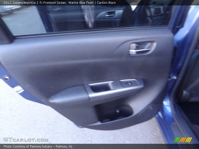 Marine Blue Pearl / Carbon Black 2011 Subaru Impreza 2.5i Premium Sedan