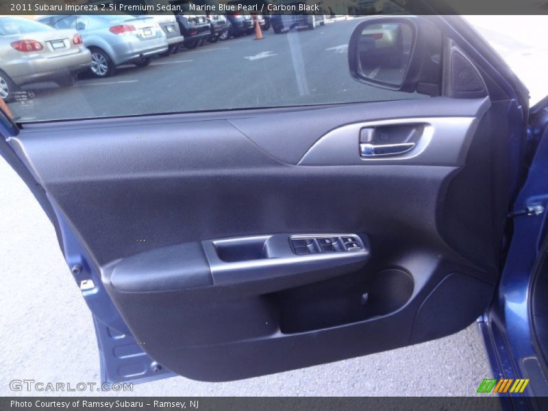 Marine Blue Pearl / Carbon Black 2011 Subaru Impreza 2.5i Premium Sedan
