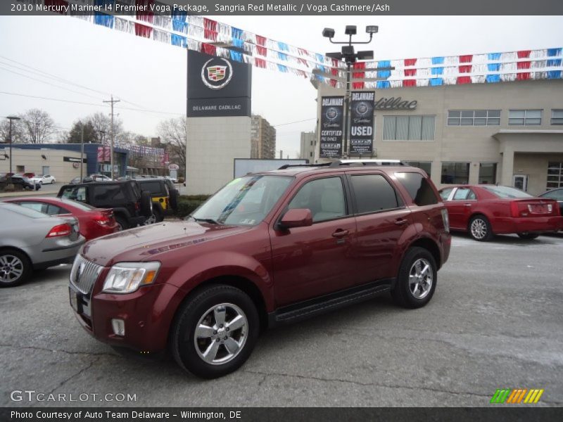 Sangria Red Metallic / Voga Cashmere/Ash 2010 Mercury Mariner I4 Premier Voga Package