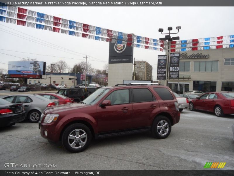 Sangria Red Metallic / Voga Cashmere/Ash 2010 Mercury Mariner I4 Premier Voga Package