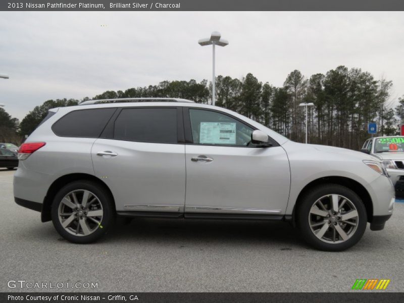 Brilliant Silver / Charcoal 2013 Nissan Pathfinder Platinum