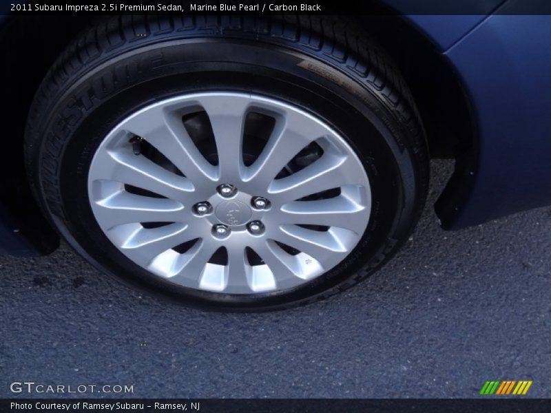 Marine Blue Pearl / Carbon Black 2011 Subaru Impreza 2.5i Premium Sedan