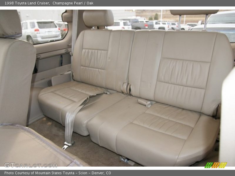 Rear Seat of 1998 Land Cruiser 