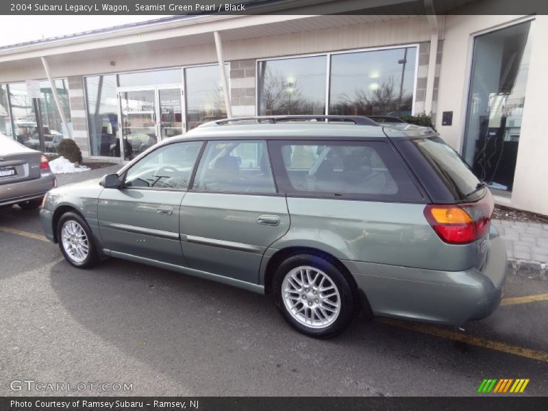 Seamist Green Pearl / Black 2004 Subaru Legacy L Wagon