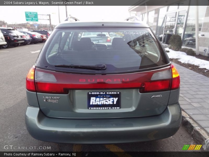 Seamist Green Pearl / Black 2004 Subaru Legacy L Wagon