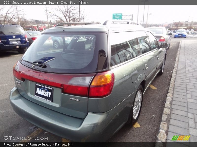 Seamist Green Pearl / Black 2004 Subaru Legacy L Wagon