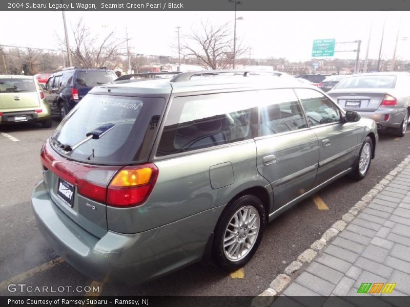 Seamist Green Pearl / Black 2004 Subaru Legacy L Wagon