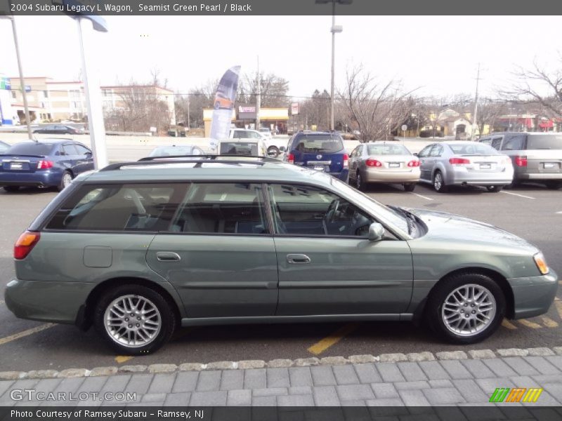 Seamist Green Pearl / Black 2004 Subaru Legacy L Wagon