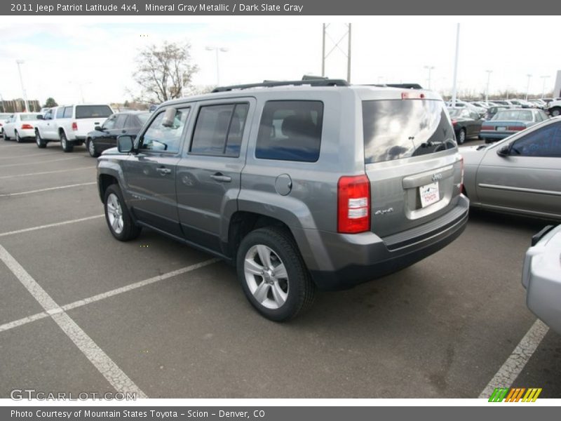 Mineral Gray Metallic / Dark Slate Gray 2011 Jeep Patriot Latitude 4x4