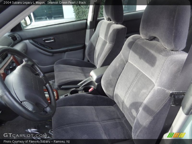 Seamist Green Pearl / Black 2004 Subaru Legacy L Wagon