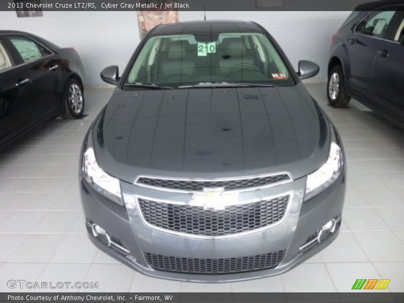 Cyber Gray Metallic / Jet Black 2013 Chevrolet Cruze LTZ/RS