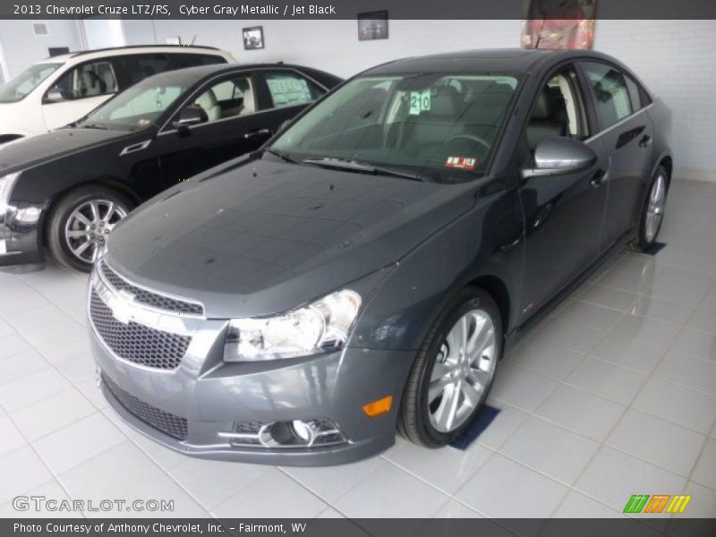 Cyber Gray Metallic / Jet Black 2013 Chevrolet Cruze LTZ/RS