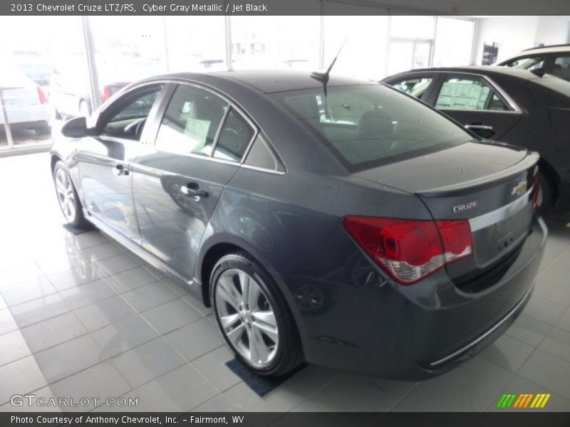 Cyber Gray Metallic / Jet Black 2013 Chevrolet Cruze LTZ/RS