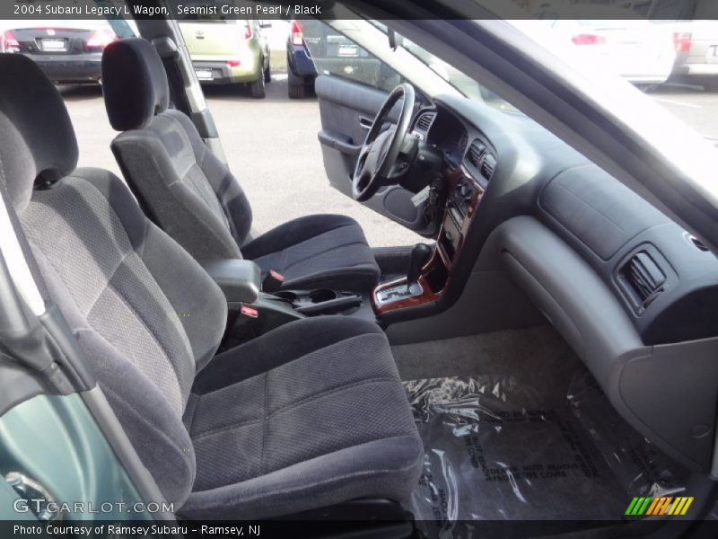 Seamist Green Pearl / Black 2004 Subaru Legacy L Wagon